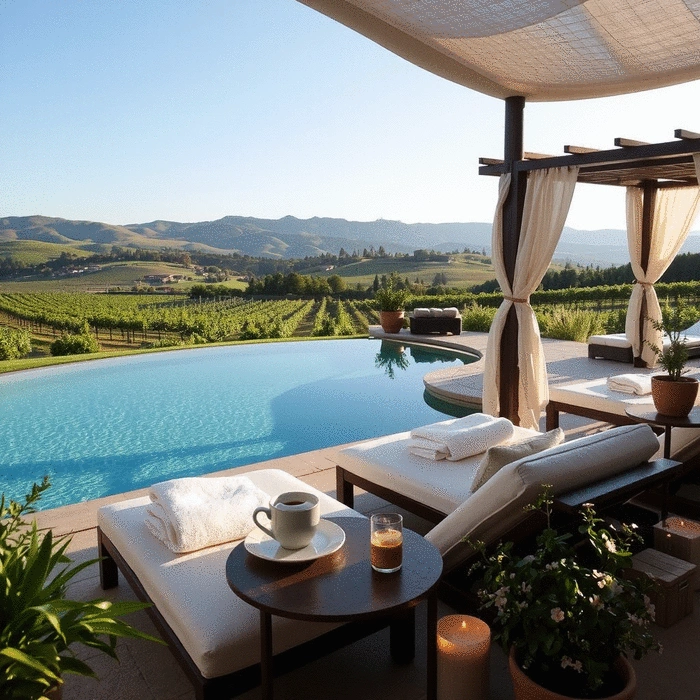 luxury spa and wellness itinerary in Yountville